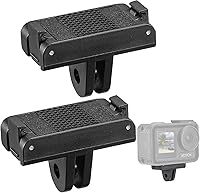 Vista 1 de PCTC 2 adaptadores magnéticos compatibles con DJI Osmo 360/Osmo Action 5 Pro 4/3 Adaptador de liberación rápida – Accesorios DJI, trípode acoplable