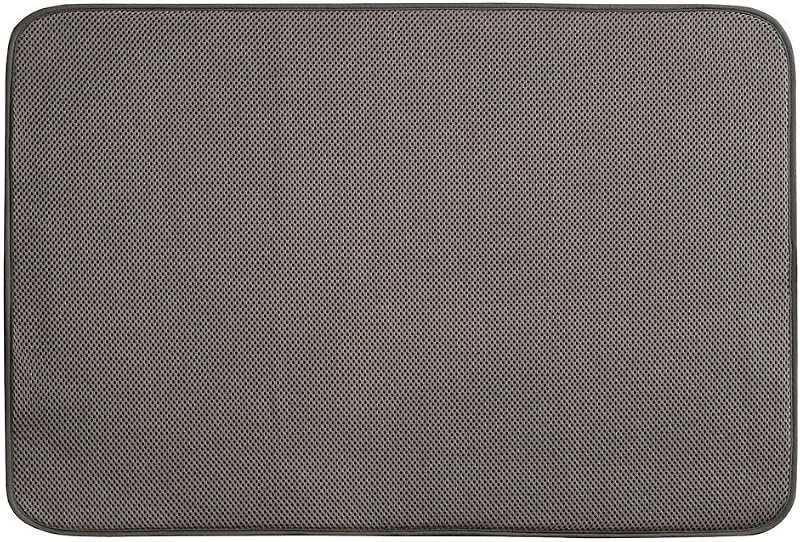 iDesign Kitchen Drying Mat – iDry Collection – Mocha/Ivory