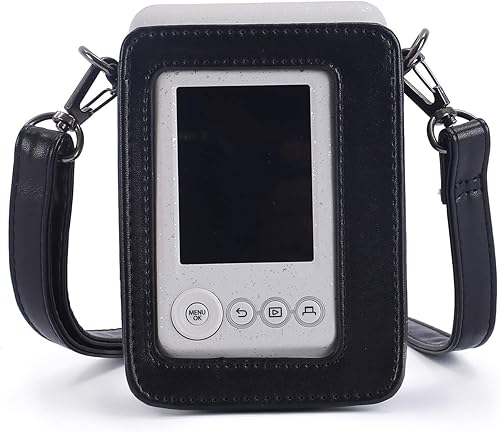 Miniatura 4 de Phetium Funda protectora compatible con cámara instantánea e impresora Instax Mini Liplay, bolsa de piel sintética suave con correa de hombro