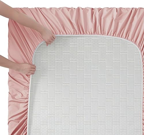 Vista 236 de Clara Clark - Juego de sábanas de la serie 1800 Premier, 4 piezas, juego de cama, sábanas con mucha caída, resiste arrugas, la decoloración