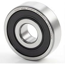 6200 2RS Ball Bearings 10x30x9 mm, Pre-Lubricated ABEC 5 6200RS Bearing for Yard Wind Spinners Scooter Pack of 4 Pcs
