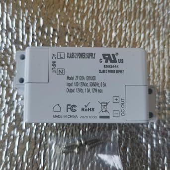 ZF120A-1201000 Class 2 Power Supply AC/DC Adapter LED Driver 12W Constant Voltage