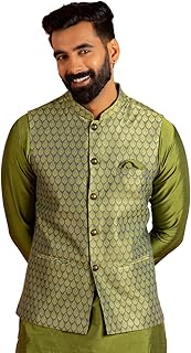 Men's Jacket - Traditional Indian Ethnic Wear for Men - Ideal for Weddings, Festivals & Celebrations
