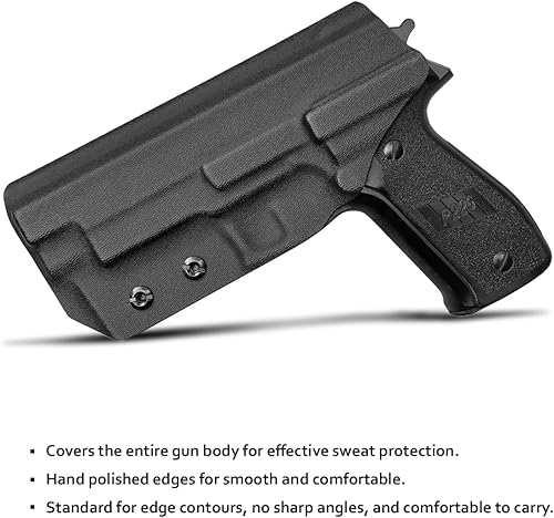 Miniatura 3 de Sig P226 Funda IWB Kydex de ajuste personalizado Sig Sauer P226 de tamaño completo barril de 44 pulgadas cintura interior transporte oculto