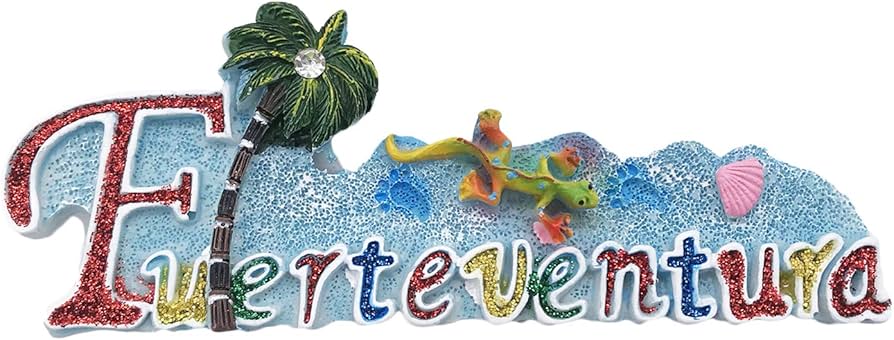 Fuerteventura Island Spagna 3D Frigorifero Magnete Turistico Souvenir Regalo Casa Cucina Decorazione Adesivo Magnetico Spagna Frigorifero Magnete Collezione