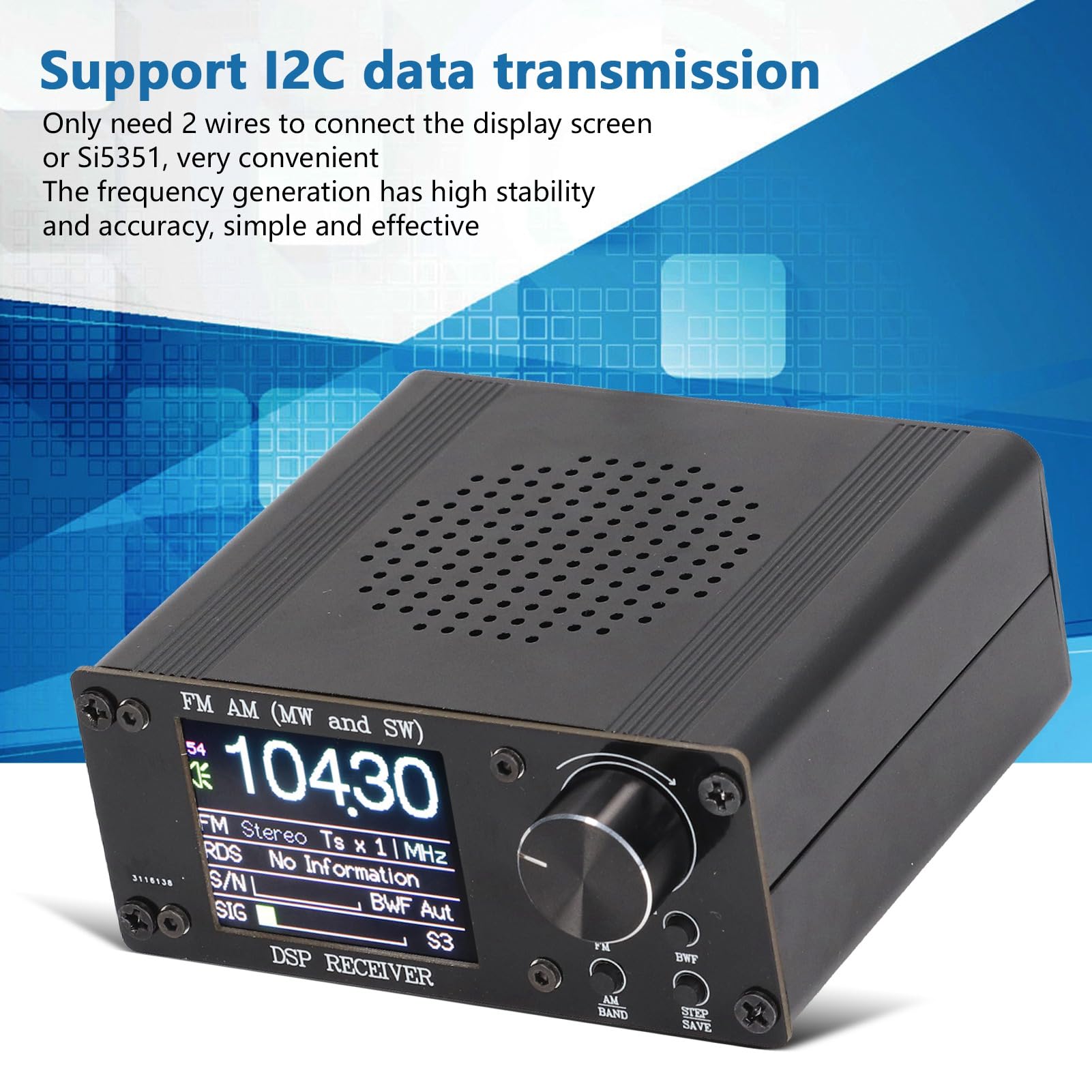 Amazon.co.jp: QANYEGN ラジオ受信機、FM AM受信機、150K