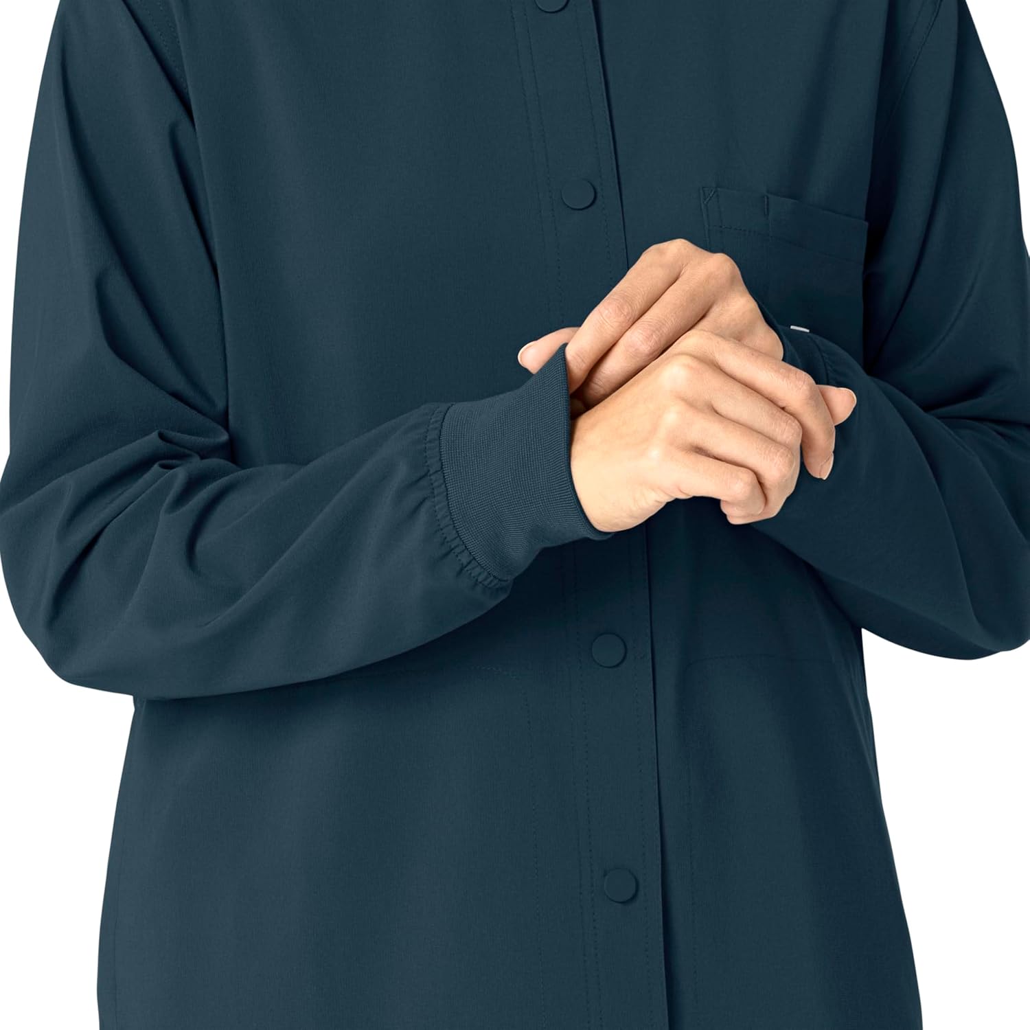 Carhartt Force Cross-Flex Women's Shirt Jacket - Navy, S - Image 10