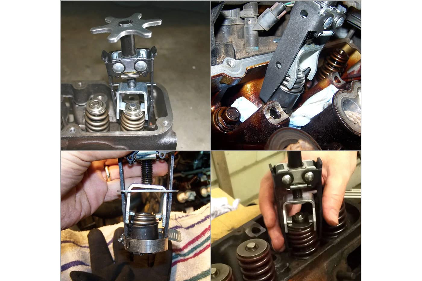 YASTA Estrattore Molle Valvole Motore Strumento Istallazione Rimozione Molle Auto