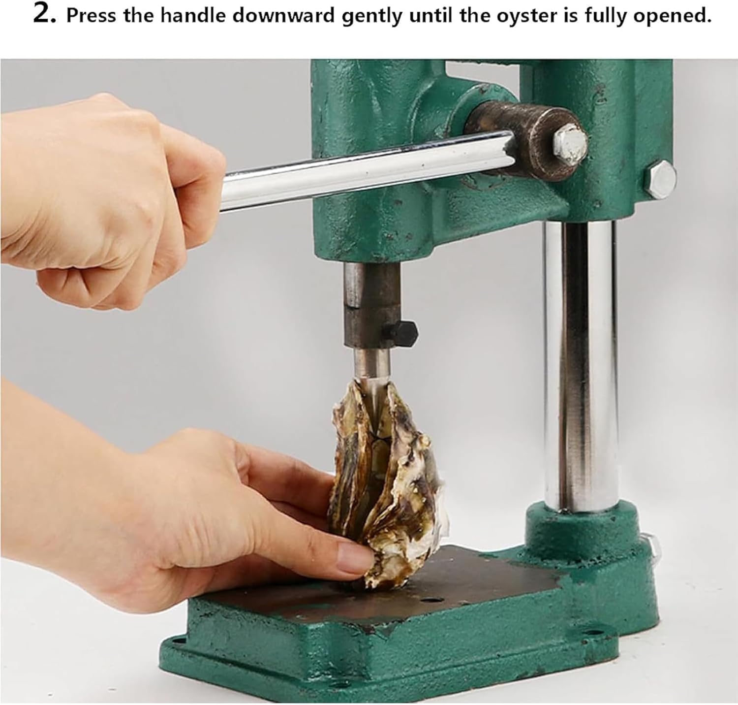 Oyster Shucker Machine Oyster Clam Opener Machine with Glove Seafood Tool Adjustable Steel Oyster Shucker Tool Set Oyster Shell Opener Machine for Restaurant and Homes