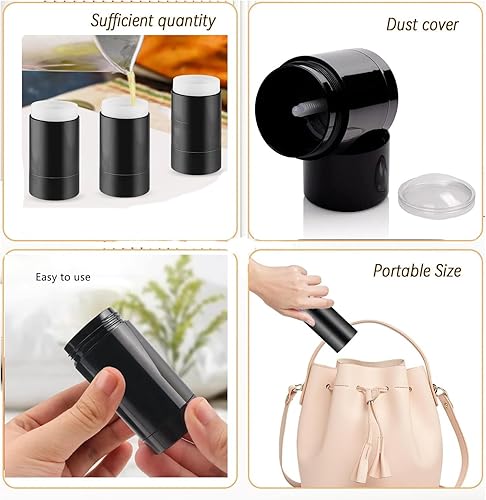 Miniatura 3 de Paquete de 10 recipientes de desodorante vacíos con barra de llenado de plástico para desodorante, tubo de bálsamo labial, tubos desodorantes