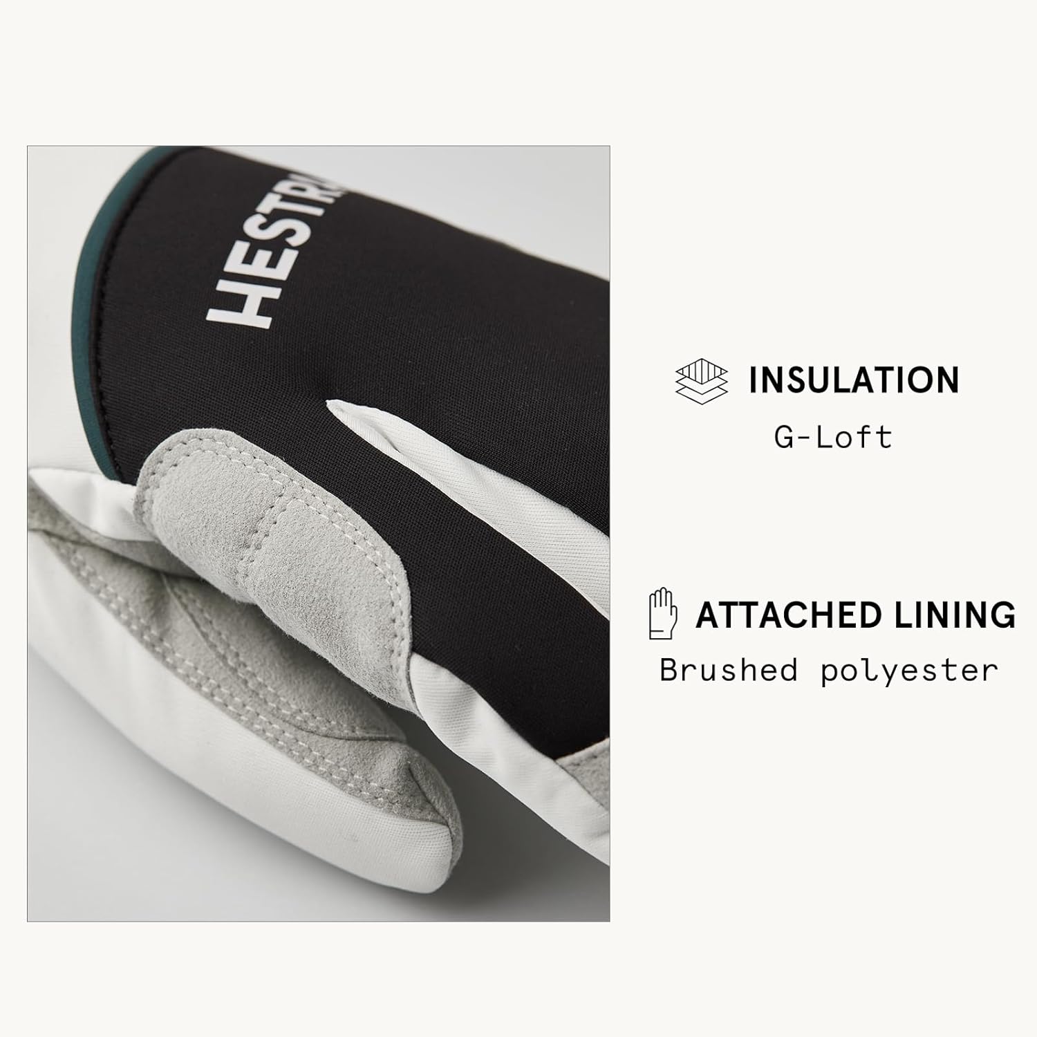 Hestra Comfort Tracker 3-Finger Glove, Cross-Country Windproof Insulated Ski Touring Glove - Image 5