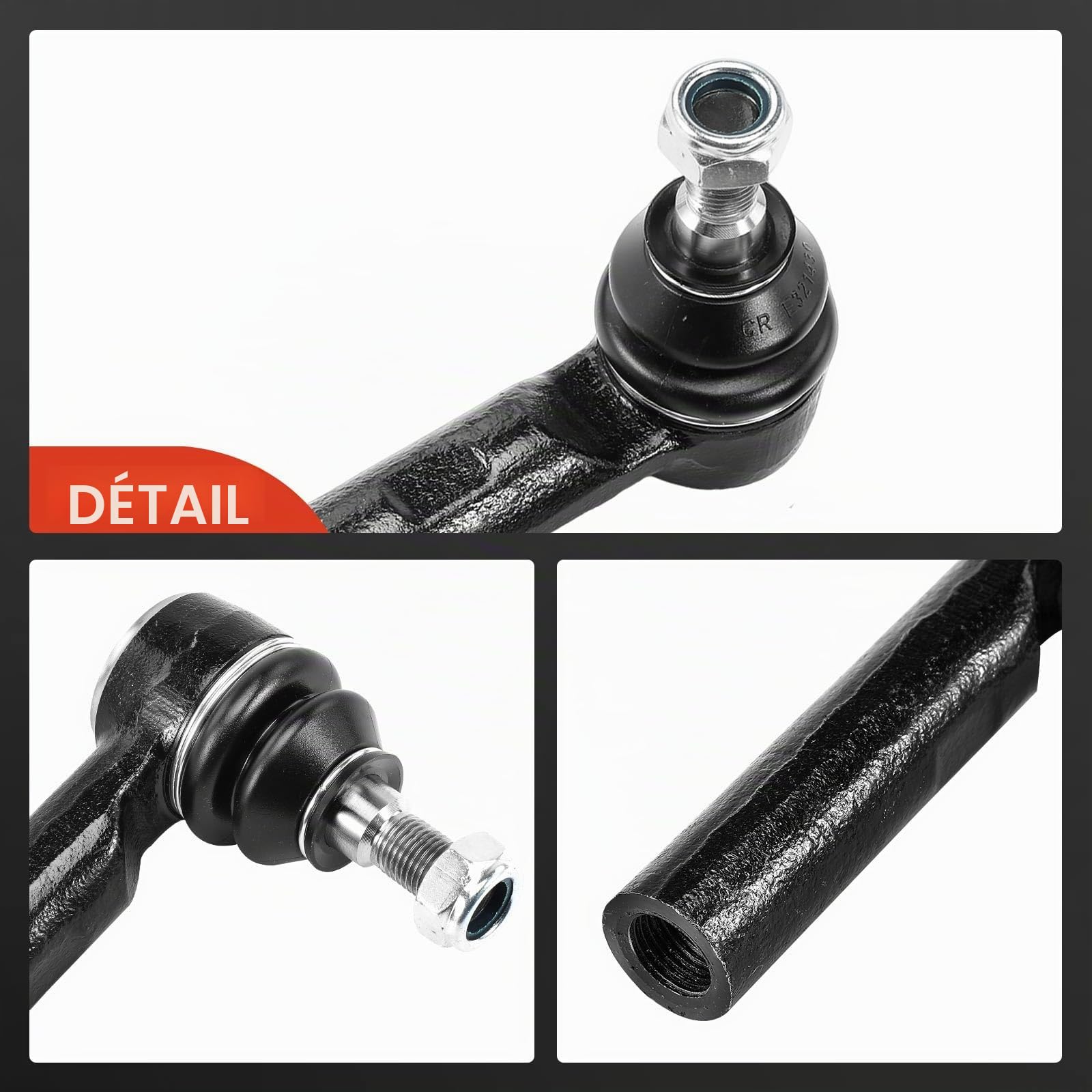 Frankberg 2x Rotule Direction Essieu Avant Extérieur Compatible avec Jumper 230 244 1.9L-2.8L 1994-2006 Ducato 230 244 1.9L-2.8L 1994-2006 Boxer 230 244 1.9L-2.8L 1994-2006 Remplacer# 4018A3
