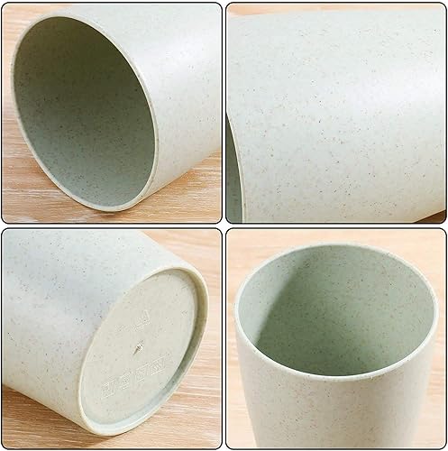 Miniatura 6 de WANBY Vasos de plástico de 4 colores para beber vasos aptos para lavavajillas, vasos de agua para jugo de agua, cóctel, campamento portátil (9.3 fl