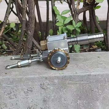 Stainless Steel Mini Cannon Model Adjustable Angle Firecracker Launcher Artillery Collection Gifts Desktop Ornaments for Room Office Gifts,B