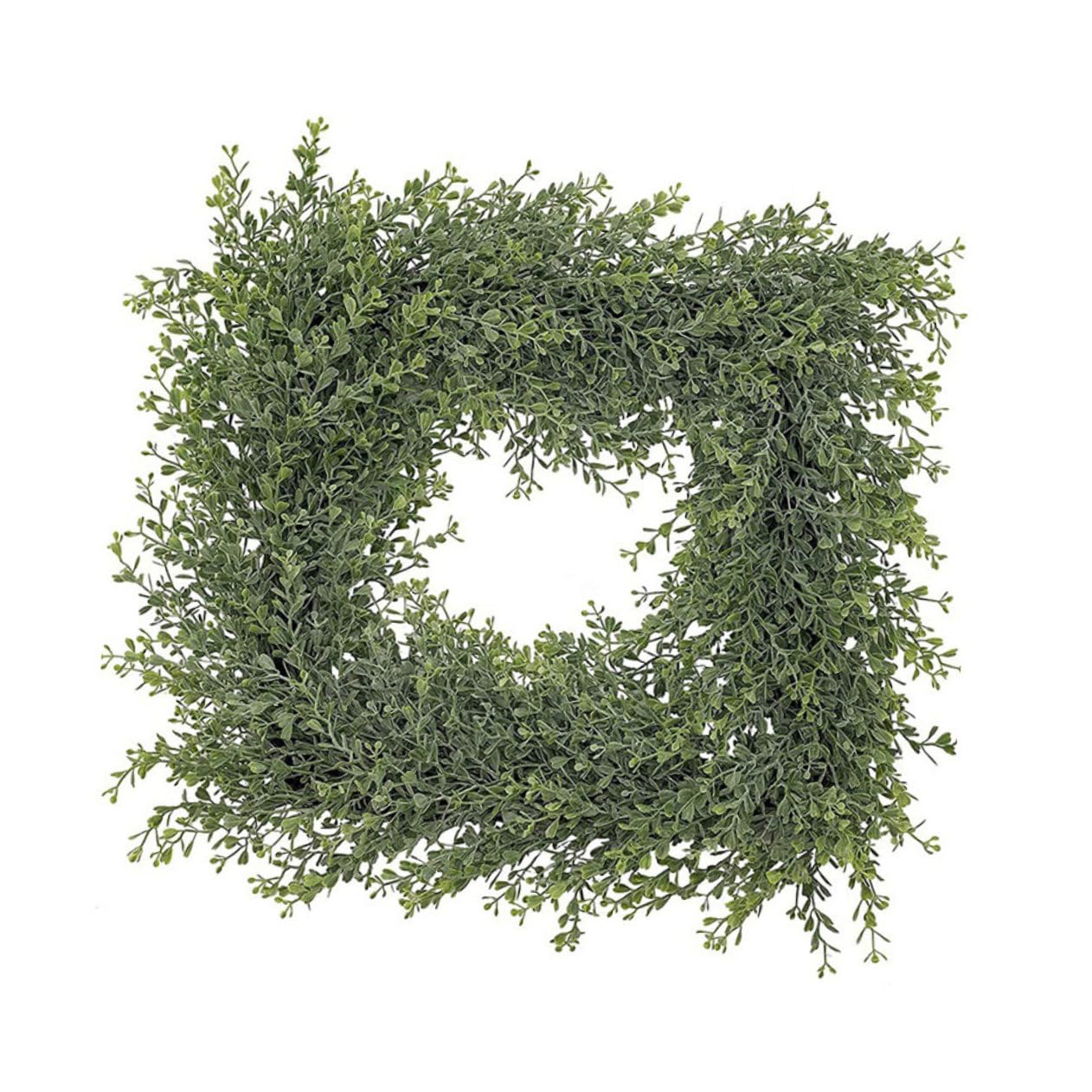 ULDIGI Metal Flower Wreath Frame Square Wreath Rack DIY Support for Home Decor