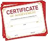 30 Pieces Certificate of Achievement Student Awards Certificates Paper Month Certificates 8.5 x 11 Inch (Red)