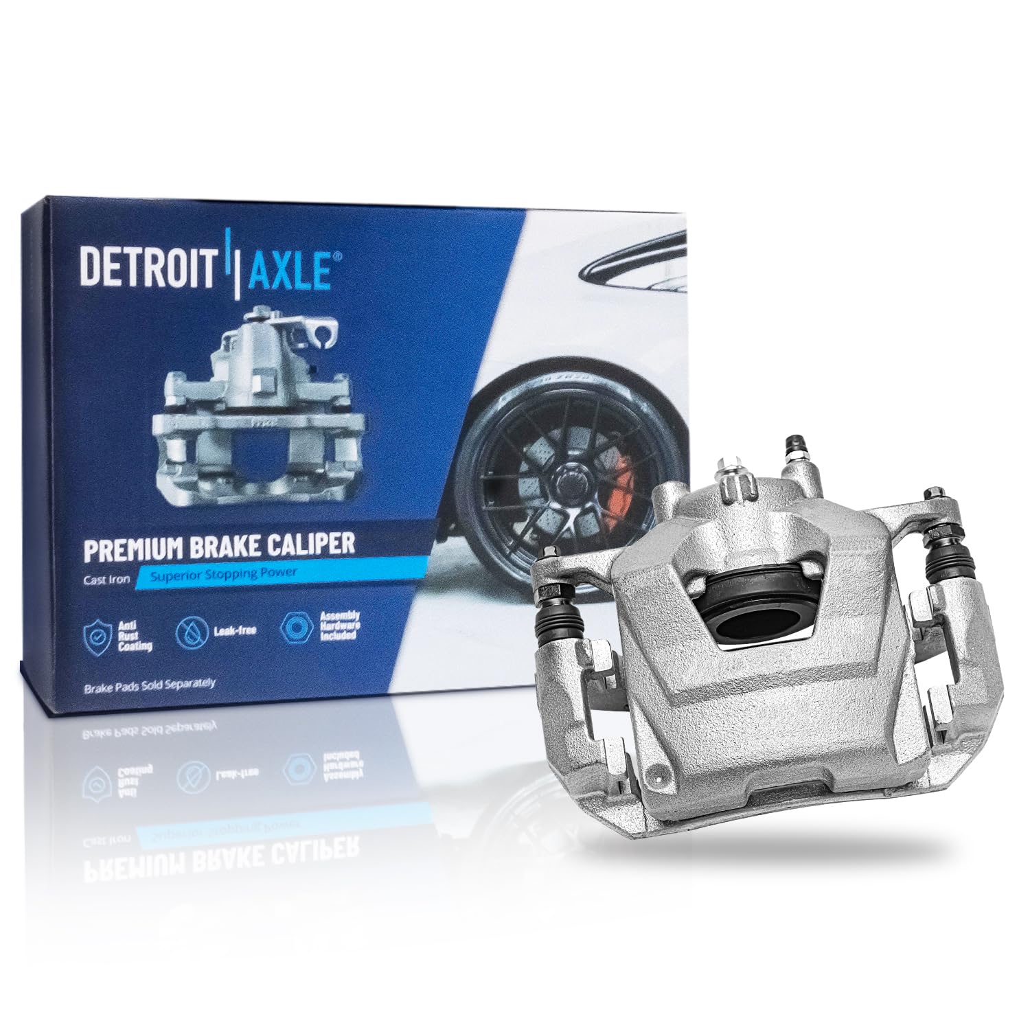 Detroit Axle - Front Left Brake Caliper for 2011-2015 Chevrolet Cruze