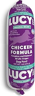 Lucy Pet Products Chicken Formula Dog Food Roll 1 lb, Meaty, Semi-Moist Dog Food (100600073)