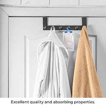 Eco Whiff Super Absorbent Wardrobe Dehumidifier Hanging Bags Pack Of 8 U2013 Moisture Absorber To Stop Damp, Mould, Mildew & Condensation | Premium Damp