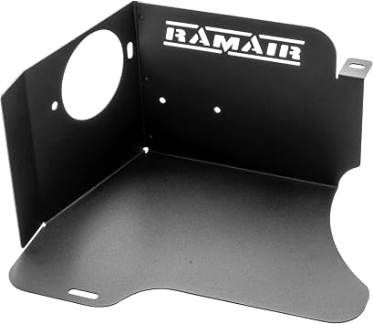 Ramair Filters JSK-103 Full Intake Induction Kit with Heatshield, Black