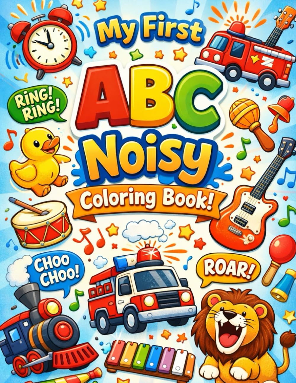 My First ABC Noisy Coloring Book