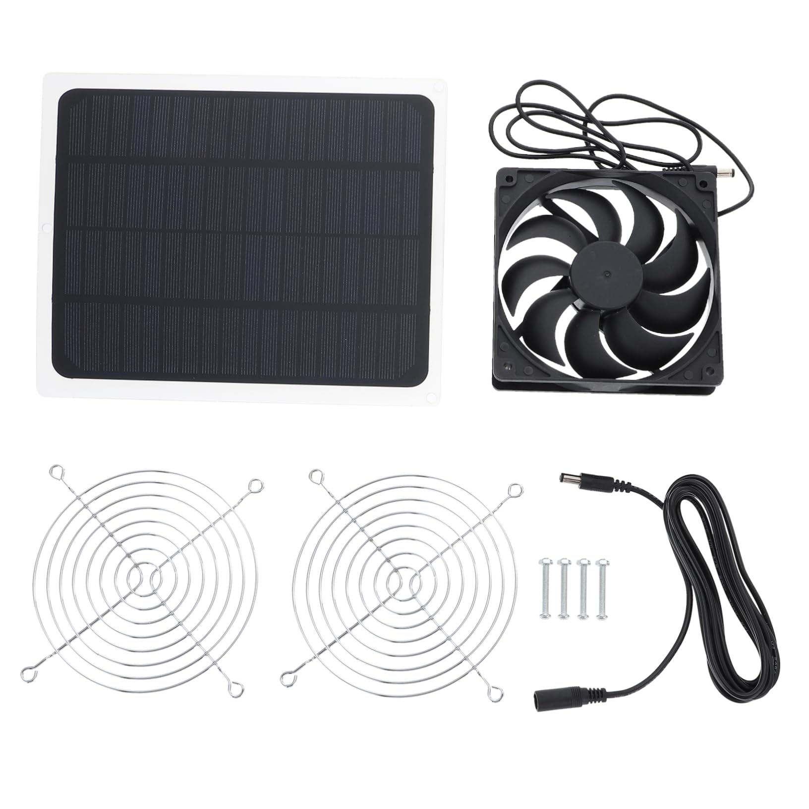 Ventilateur solaire étanche Gatuida pour extraire l'humidité du poulailler