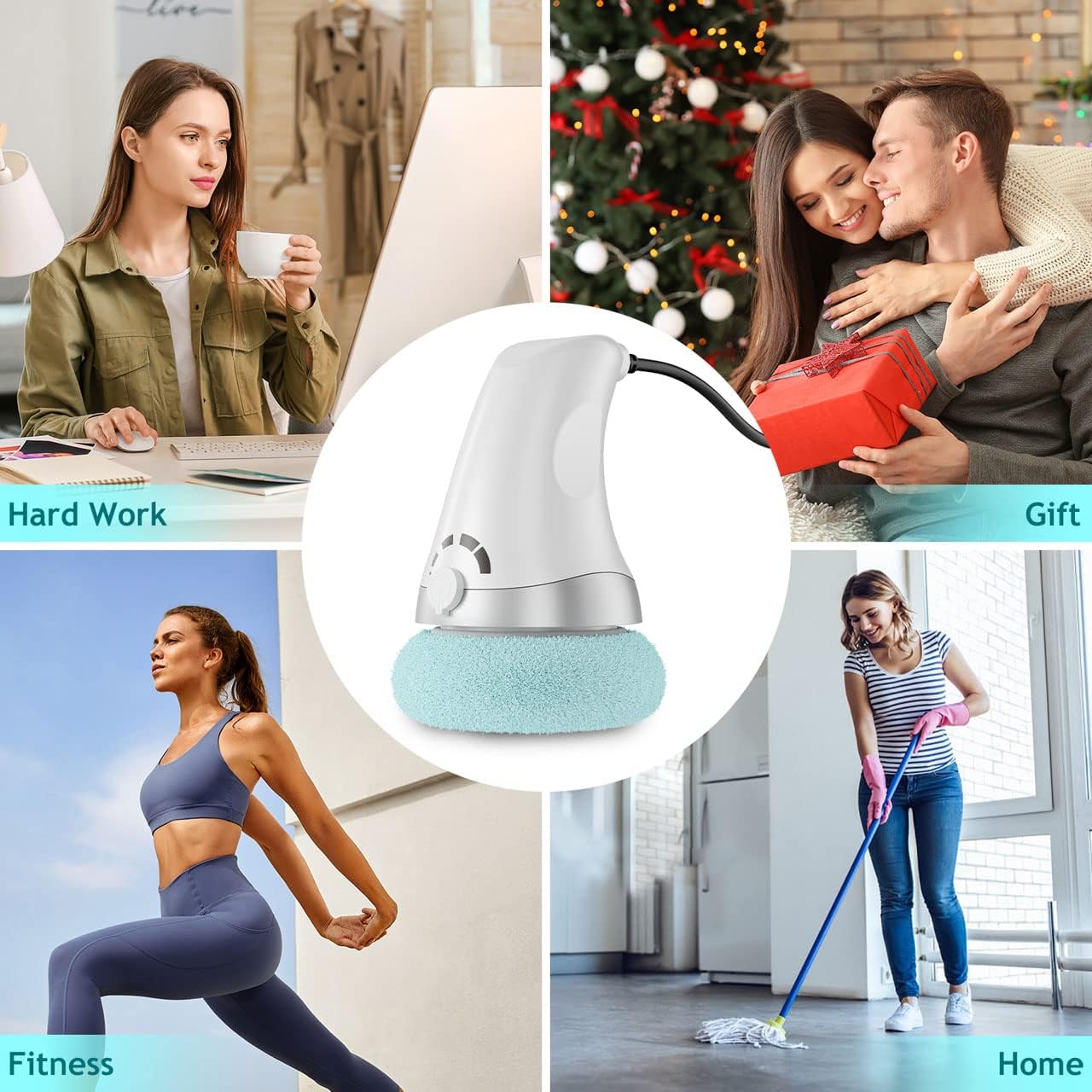 CANDIKE Máquina de masaje corporal masajeador de espalda eléctrico