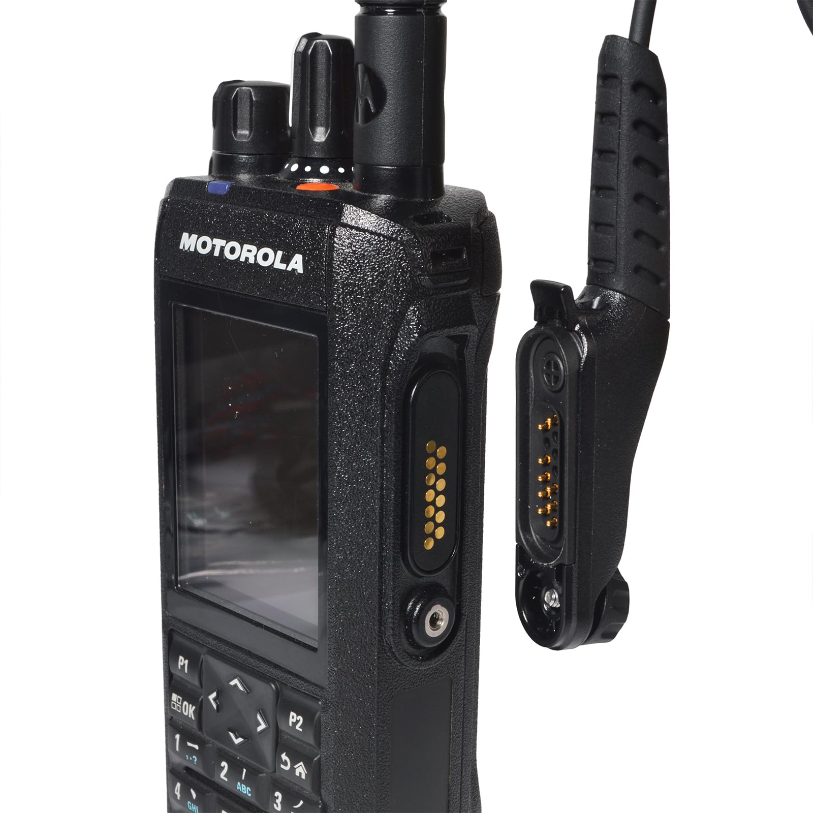 UAYESOK Auricolare radio per Motorola MOTOTRBO R7, serie ION, MXP600, APX N70 N50 N30, gancio a forma di G, auricolare professionale