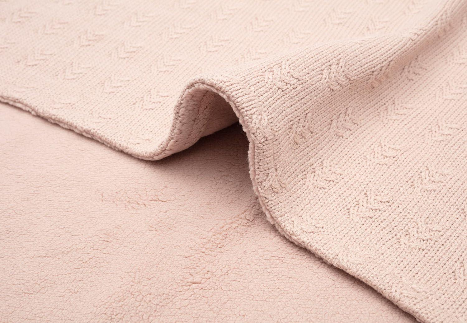 Jollein Basic Knit Couverture Tricotée Bébé Fourrure Peluche Olive 75x100 Cm