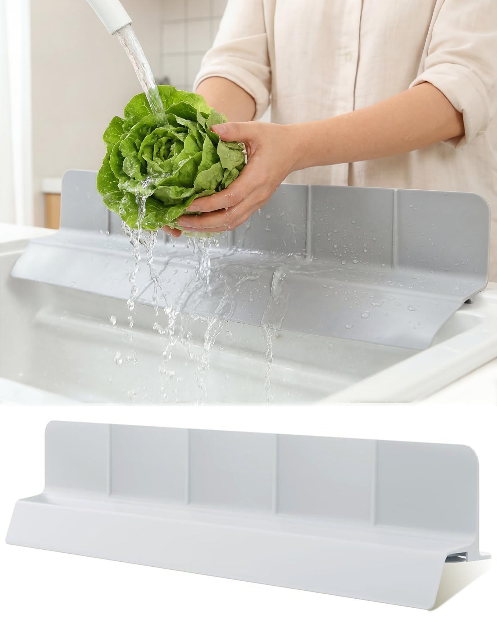 Protection anti-éclaboussures silicone pour un îlot de cuisine toujours propre