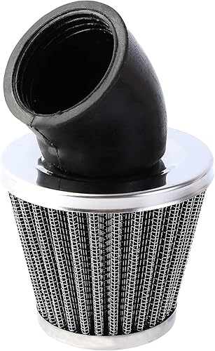 Miniatura 7 de Limpiador de filtro de 1.496 in 1.535 in 1.575 in 1.5 pulgadas 45 grados en ángulo para 50cc - 90cc 110cc 125cc 150cc 200cc ATV Quad Scooter