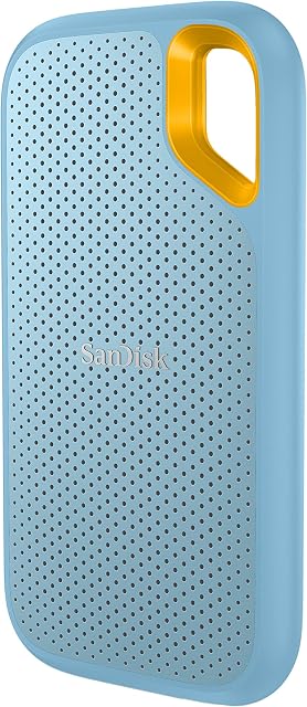 SanDisk 4TB Extreme Portable SSD - Up to 1050MB/s, USB-C, USB 3.2 Gen 2, IP65 Water and dust Resistance, External Solid State Drive - SDSSDE61-4T00-G25B