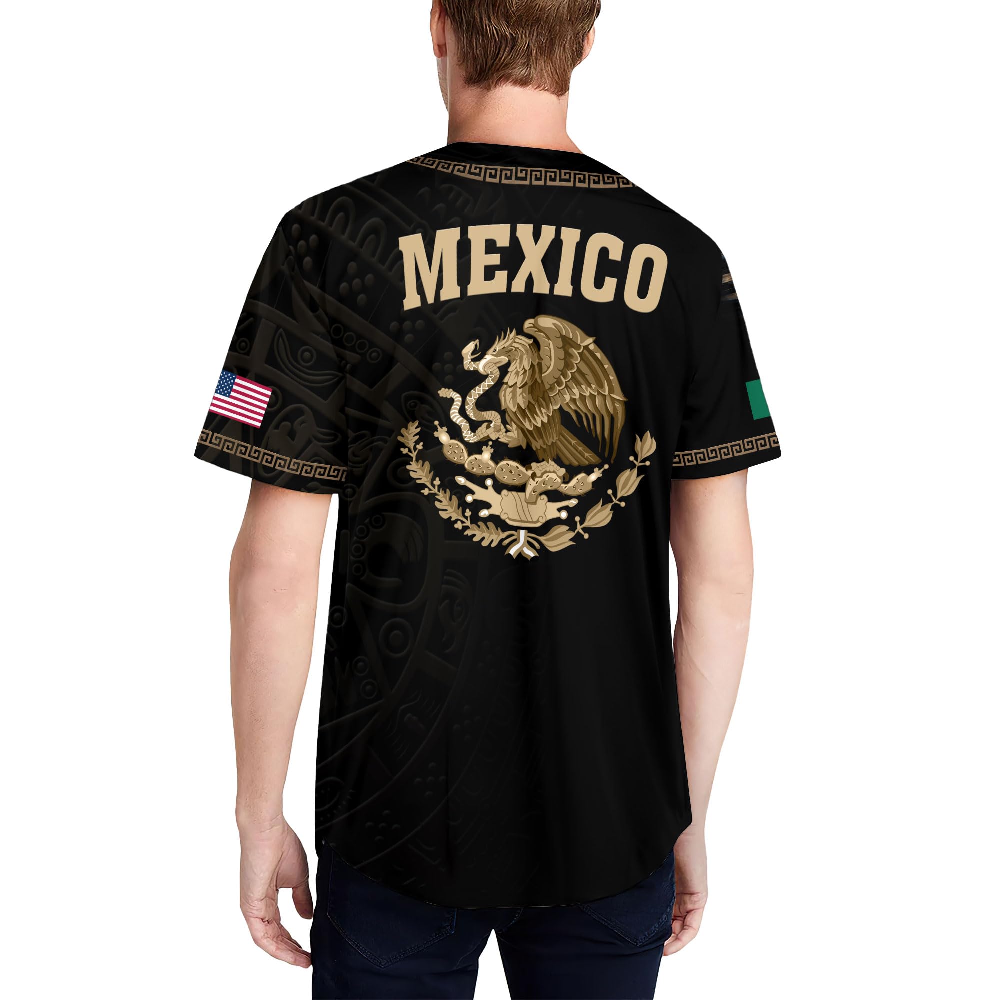 Mexikanisches Baseballtrikot, Mexiko-Trikot für Herren, mexikanische Baseball-Trikots für Herren