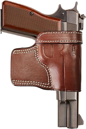 Miniatura 13 de YT HOBBY Fast Draw Fuera De La Banda De Cintura OWB Llevar Funda De Pistola De Cuero Hecho A Mano