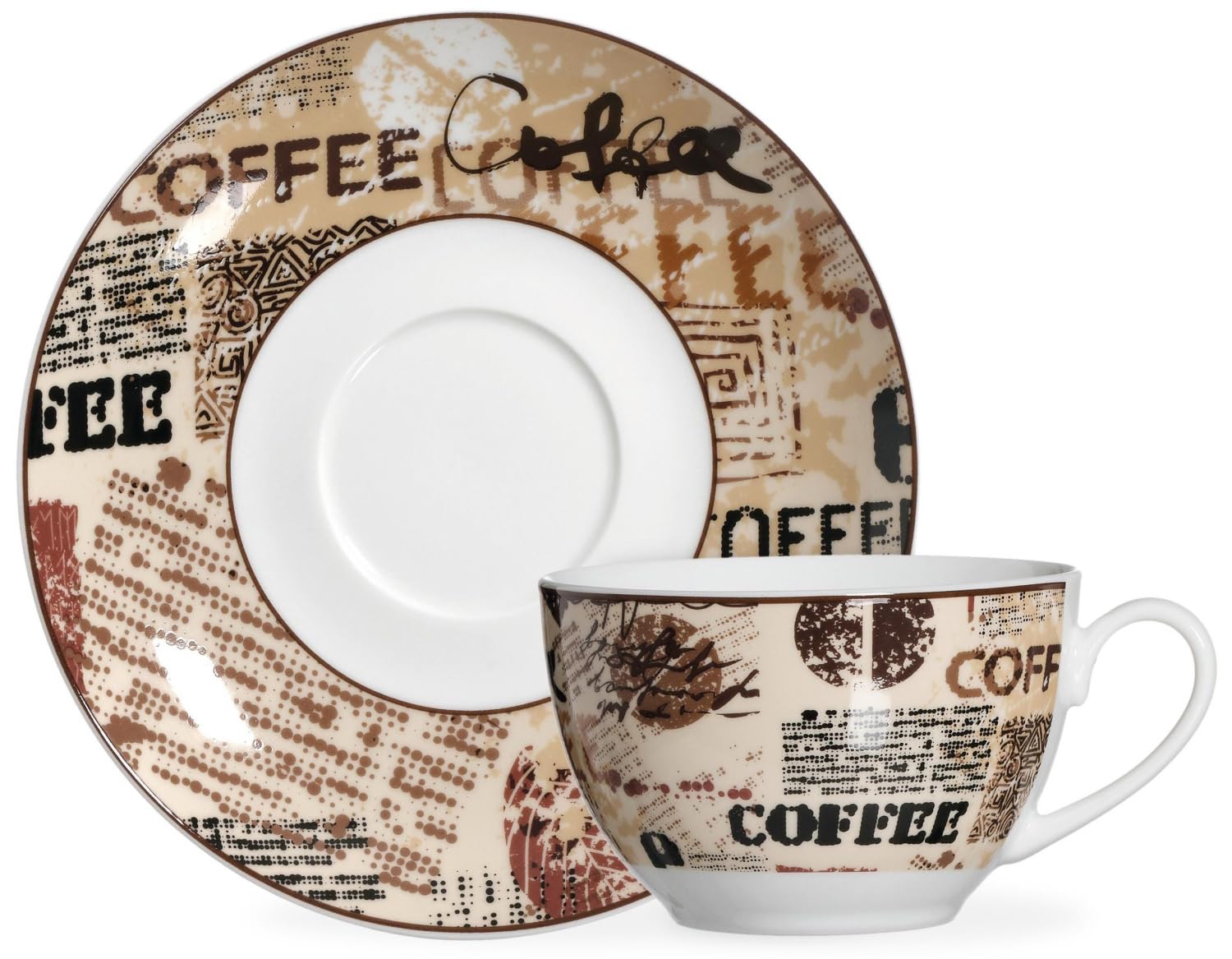 Ritzenhoff & Breker Seria do kawy Crema rozmiar zestaw do cappuccino 4-częściowy 220 ml Crema