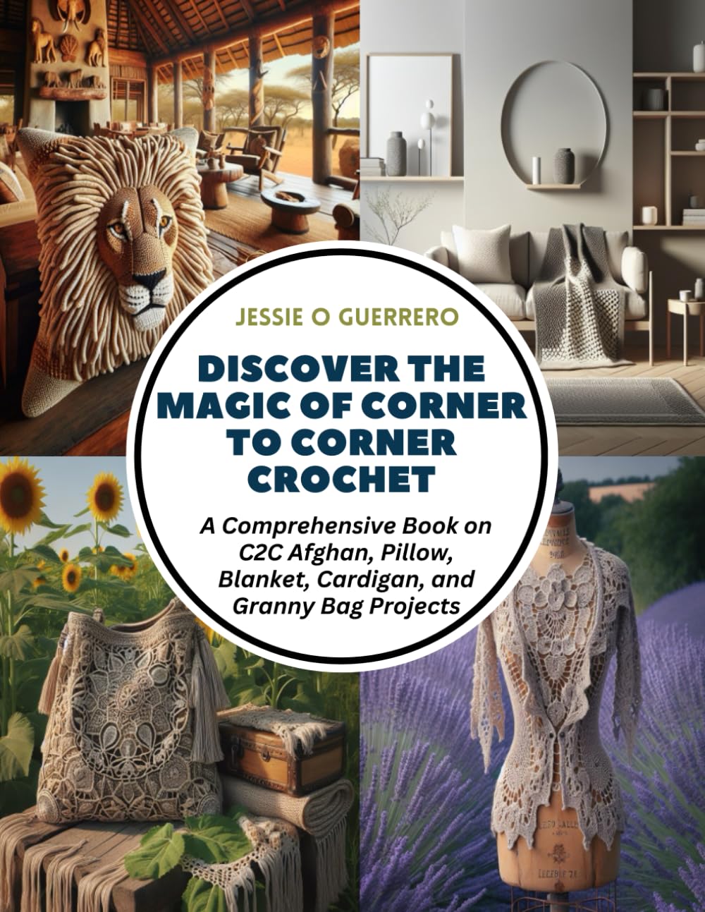 Discover the Magic of Corner to Corner Crochet: A Comprehensive Book on C2C Afghan, Pillow, Blanket, Cardigan, and Granny Bag Projects