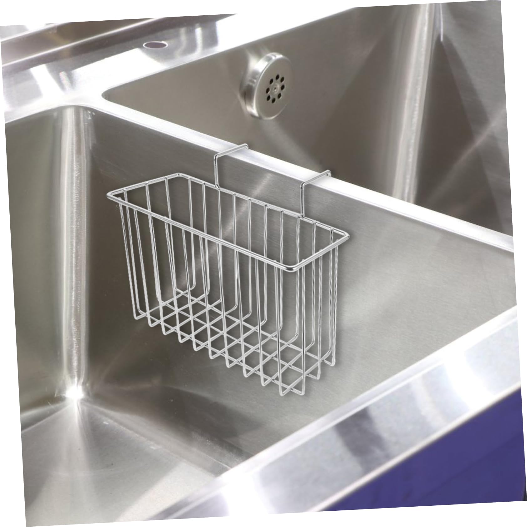 Cabilock 3 Piezas Fregadero escurridor sobre el Estante para Platos del Fregadero escurridor de Platos Sink Storage Rack Sink Organizer Filtro Esponja Fregadero contenedor de Almacenamiento