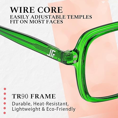 Miniatura 5 de Gafas de bloqueo de luz azul de gran tamaño para mujeres y hombres, gafas de computadora y juegos con marco cuadrado, antirreflejantes y UV RF6215