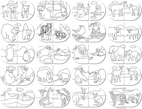 Miniatura 6 de MasterPieces Juegos para niños - Juego educativo de rompecabezas a juego de animales - Juego para niños y familia - Ríe y aprende