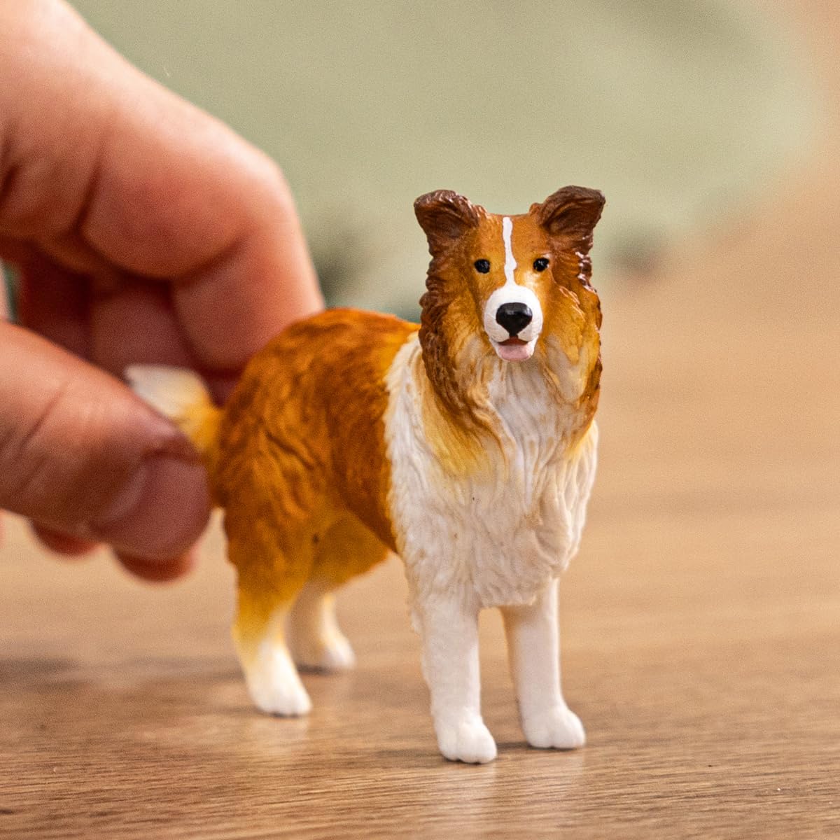 SCHLEICH Farm World - Collie Figurine - Realistic Dog Figure for Boys and Girls - Toy Dog for Toddlers and Kids Ages 3+ - Image 2