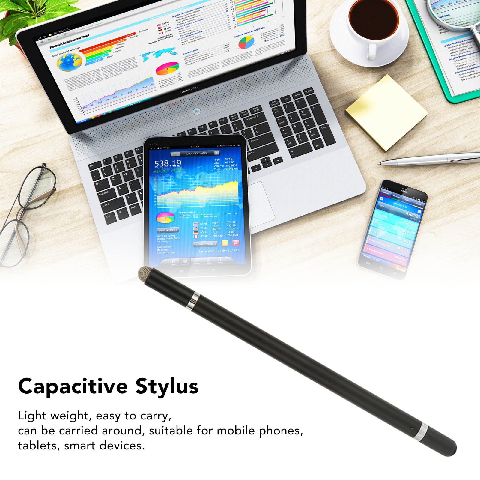 Annadue Penna Stilo Universale Per Tablet – 380 Livelli Di Pressione – Compatibile Con Surface Pro 3/4/5/6/7/8/Book – Batteria AAAA (Non Inclusa)
