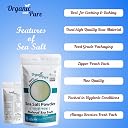 Organic and Pure Sea Salt Powder (Arabian/Indian) | Samundari Namak Powder | Non-Iodised | for Cooking/Baking/Scrub/Vastu | Unrefined & Chemical Free| Pure Organic 100g gallery image