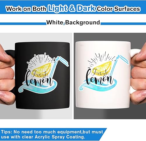 Miniatura 2 de Koala - 25 hojas de papel adhesivo para impresora de inyección de tinta, papel de transferencia de tobogán acuático blanco de 8.5 x 11 pulgadas para