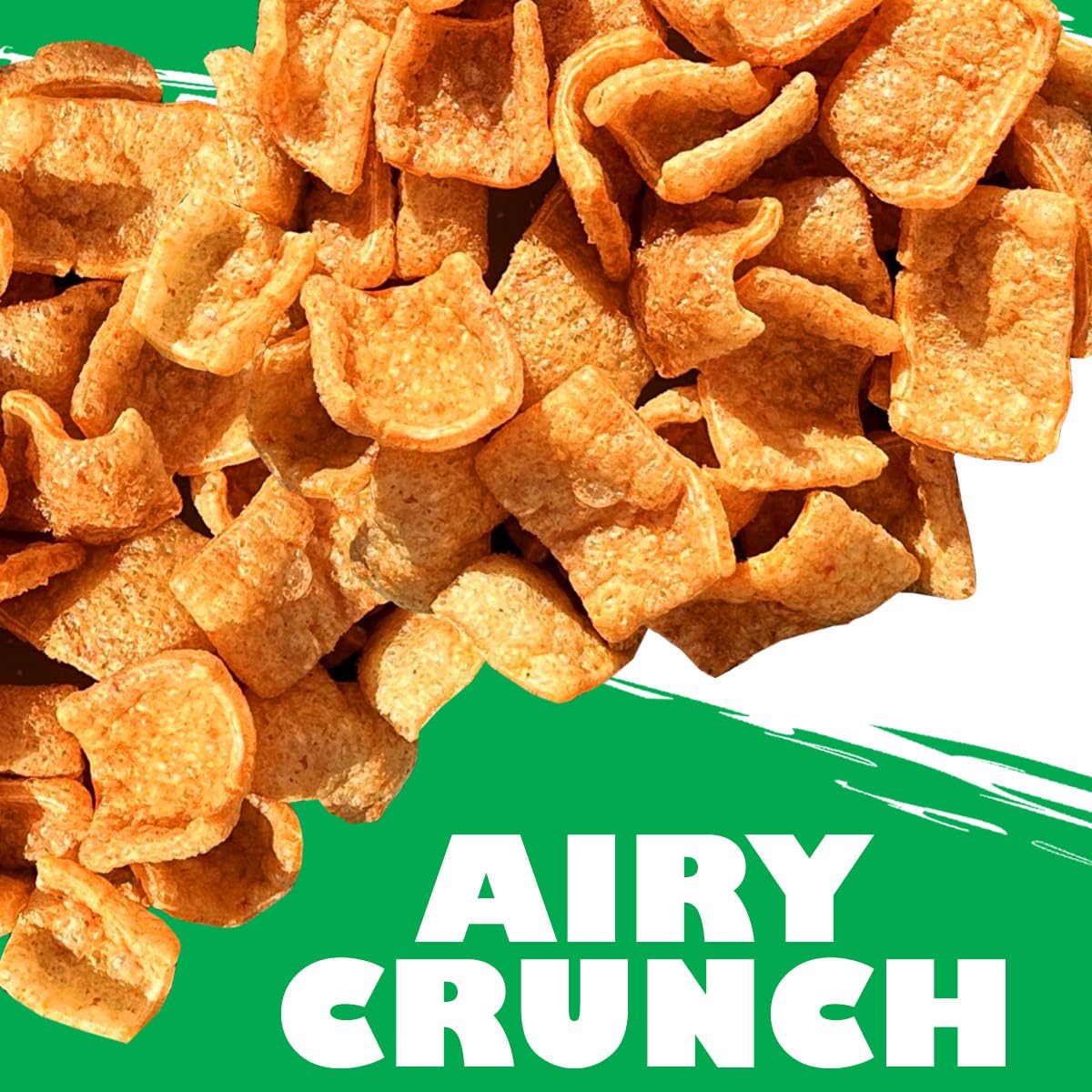 Barcel Chicharrones 12 ct, 2.5 oz Sharing Size Case, Chili Pepper & Lime Flavored Puffed Wheat Snack