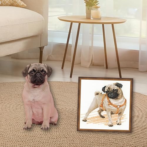 Vista 36 de RIOLIS - Perro salchicha 906, kits de punto de cruz para perros de 9,84 x 9,84 pulgadas, kits de punto de cruz contado, kits de punto de cruz