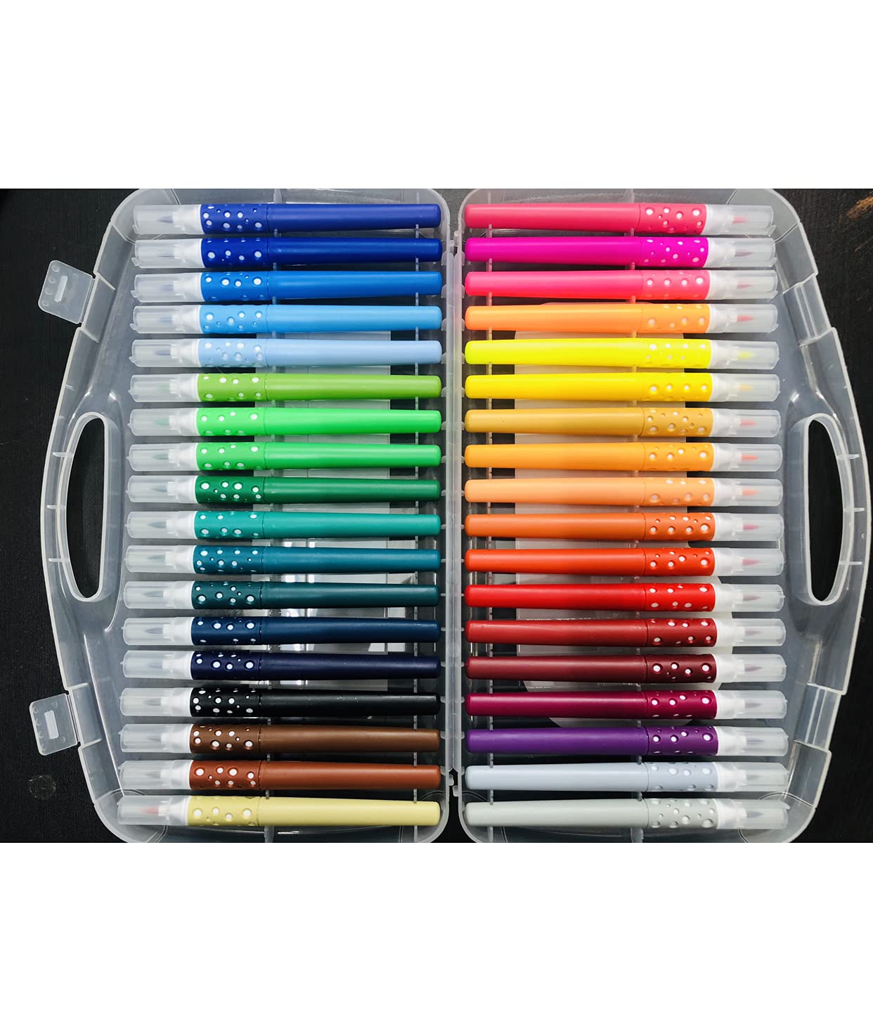 Buy Paaroots Brush Pens 36 Shades Water Brush Pens Highlighter Fine