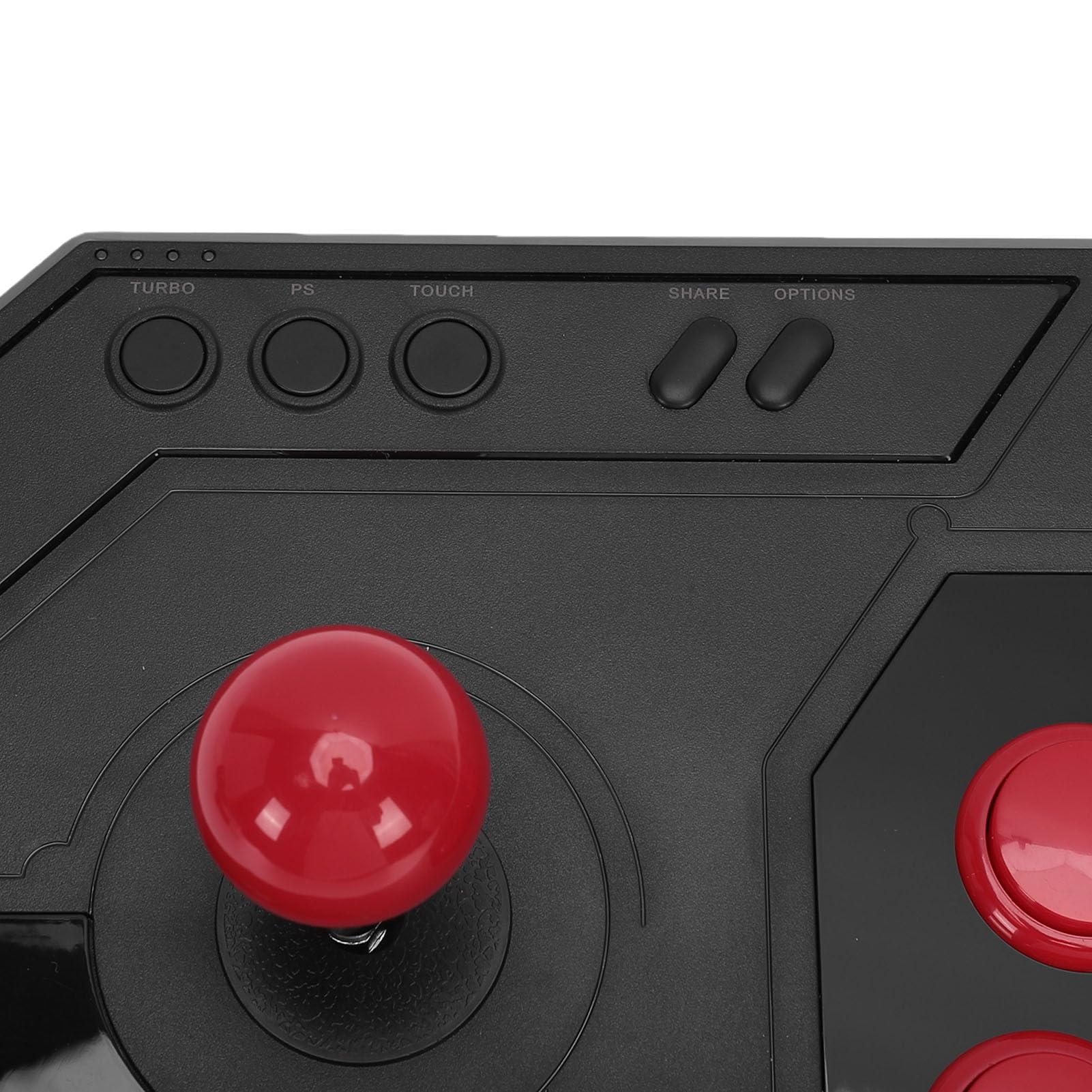 Alomejor Fighting Stick Leggero Ed Ergonomico con Funzioni per compatibilità con i Giochi su PC Materiale ABS
