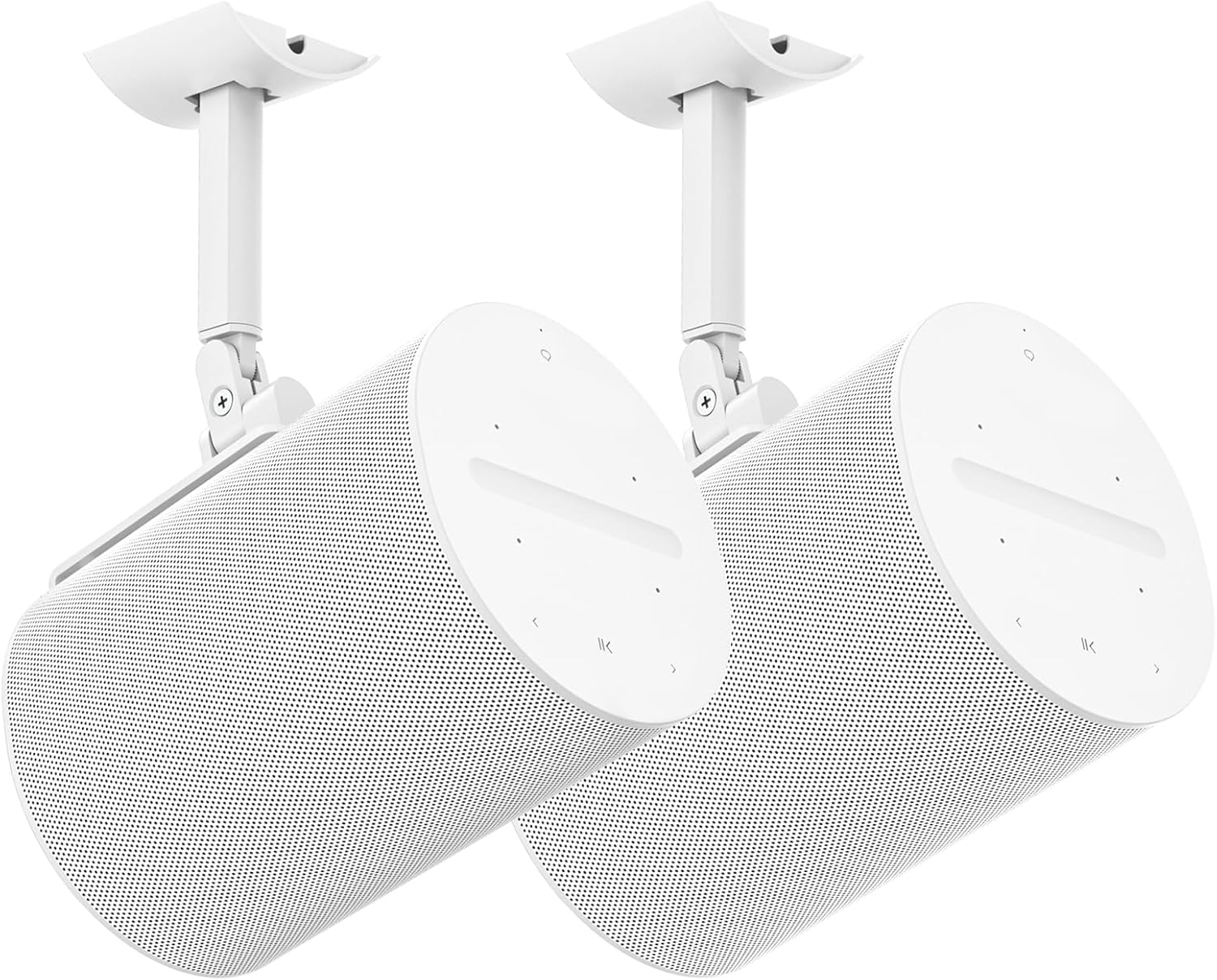 Pair of Speaker Wall Mount for Sonos Era 100 / Era 100 SL Ceiling Mount White - Swivel and Tilt Speaker Bracket for Sonos Era 100 Wall Mount with Dual Installation Options Mount