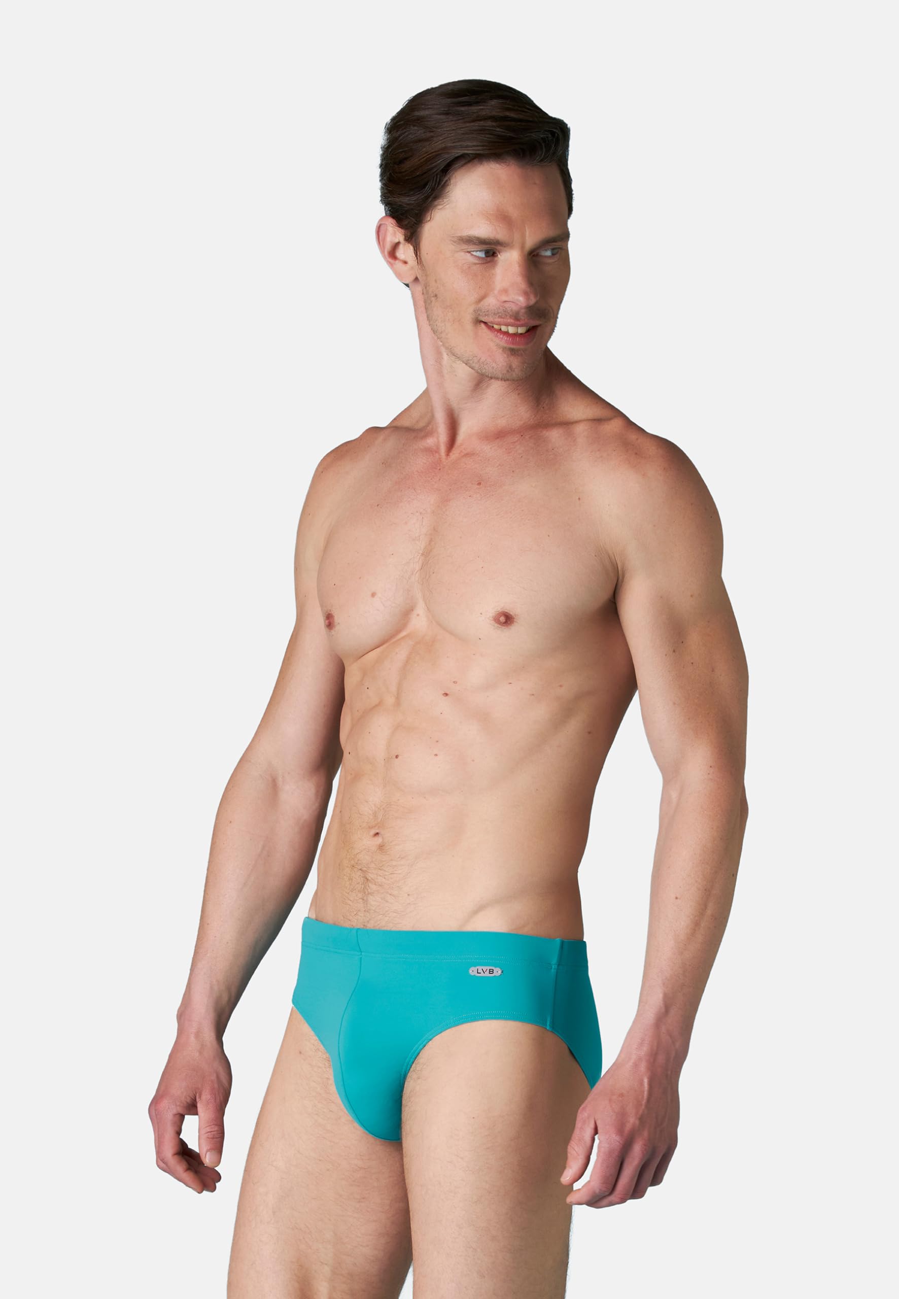 LVB Costume a slip Rcs Bi-pack Uomo x2, Verde+Nero, XL