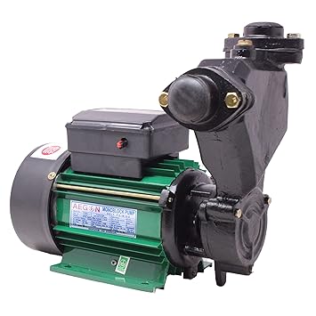 Aegon 1.5 HP Domestic, Agriculture, Industrial Single Phase Pure Copper Self Priming Monoblock Pump (Green)